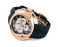Franc Vila Franc Villa Haute Horlogerie Chronograph Quantieme Annual Automatique (RG / Silver / Strap) FVa129A
