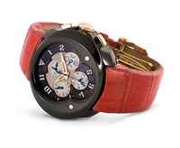 Franc Vila Franc Villa Grand Sport Chronograph Quantieme Annual Automatique (SS / Black / Strap) FVa129A
