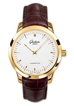 Glashutte Original Automatic (RG / Silver / Leather) 100-08-01-01-04