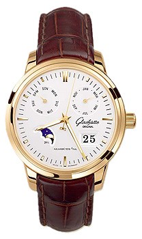 Glashutte Original Calendar (RG / Silver / Leather) 100-06-11-01-04