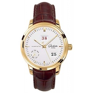 Glashutte Original Calendar Week (RG / Silver / Leather) 100-05-11-01-04