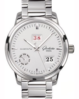 Glashutte Original Calendar Week (SS / Silver / SS Bracelet) 100-05-13-02-14
