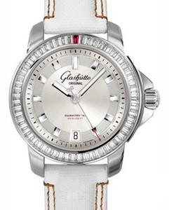 Glashutte Original Evolution M Ladies (SS / 59 Diamonds - 1 Ruby / Strap) 39-21-03-33-04