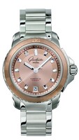 Glashutte Original Evolution M (SS / Salmon / Stainless Steel Bracelet) 39-21-01-02-14