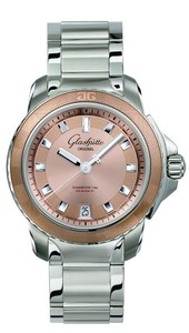 Glashutte Original Evolution M (SS / Salmon / Stainless Steel Bracelet) 39-21-01-02-14