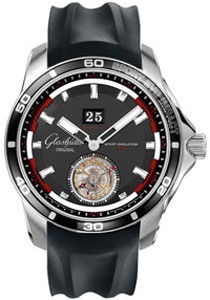 Glashutte Original Impact Tourbillon (SS / Black / Rubber) 94-01-03-03-04