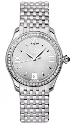 Glashutte Original Lady Serenade (SS-Diamond / Silver / Stainless Steel Bracelet) 39-22-02-22-14