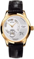 Glashutte Original PanoDate PanoMaticDate (RG / Silver / Leather) 90-01-01-01-04