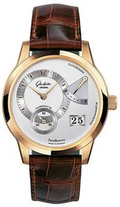 Glashutte Original PanoDate PanoReserve (RG / Silver / Leather) 65-01-01-01-04