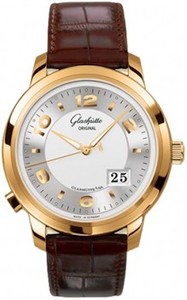 Glashutte Original PanoMatic Central XL (RG / Silver / Leather) 100-03-21-11-05