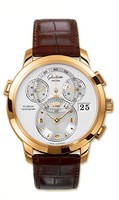 Glashutte Original PanoMatic Chrono XL (RG / Silver / Leather) 95-01-31-11-05