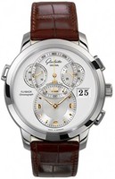 Glashutte Original PanoMatic Chrono XL (WG / Silver / Leather) 95-01-31-24-05