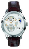 Glashutte Original PanoMatic Lunar XL (WG / Silver / Leather) 90-02-31-14-04