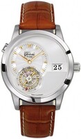 Glashutte Original PanoMatic Tourbillon (Platinum / Silver / Leather) 93-01-13-12-04