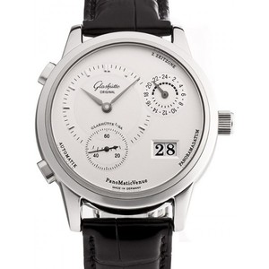 Glashutte Original PanoMatic Venue (SS / Silver / Leather) 90-04-02-02-04