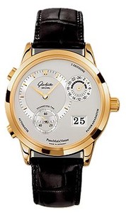 Glashutte Original PanoMatic Venue (YG / Silver / Leather) 90-04-01-01-04