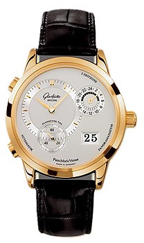 Glashutte Original PanoMatic Venue (YG / Silver / Leather) 90-04-01-01-04