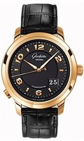 Glashutte Original PanoMaticCentral XL (RG / Silver / Leather) 100-03-22-11-05