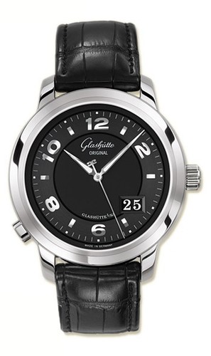 Glashutte Original PanoMaticCentral XL (WG / Black / Leather) 100-03-23-14-05