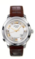 Glashutte Original PanoMaticCentral XL (WG / Silver / Leather) 100-03-21-14-05