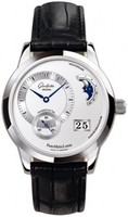 Glashutte Original PanomaticLunar (Steel / Silver / Leather) 90-02-02-02-04