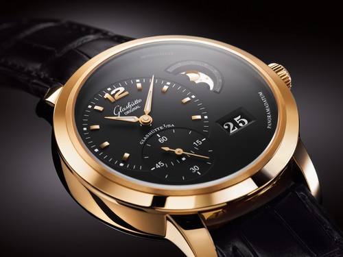 Glashutte Original PanoMaticLunar XL (RG/Black/Leather) 90-02-32-11-05