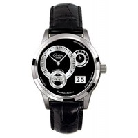 Glashutte Original PanomaticReserve (Platinum / Black / Leather) 90-03-03-03-04