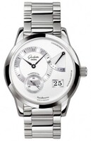 Glashutte Original PanoReserve (SS / Silver / SS Braqcelet) 65-01-02-02-24