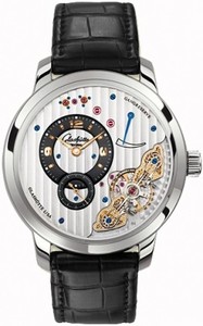 Glashutte Original PanoReserve XL Inverse (WG/Silver/Leather) 66-01-04-04-05