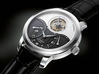 Glashutte Original PanoTourbillon XL (WG / Black-Silver / Leather) 41-03-04-04-04