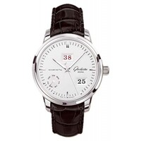 Glashutte Original Senator Calendar Week (SS / White / Leather) 100-05-13-02-04