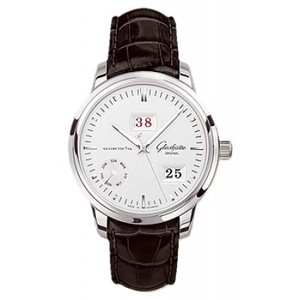 Glashutte Original Senator Calendar Week (SS / White / Leather) 100-05-13-02-04