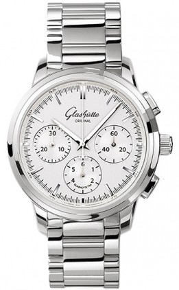 Glashutte Original Senator Chronograph (SS / Silver / SS) 39-31-45-42-14