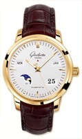 Glashutte Original Senator Perpetual Calendar (RG / Silver / Leather) 100-02-11-01-04