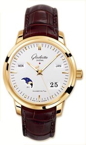 Glashutte Original Senator Perpetual Calendar (RG / Silver / Leather) 100-02-11-01-04
