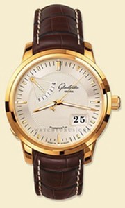 Glashutte Original Senator Power Reserve Display (RG / Silver / Leather) 100-01-01-01-04