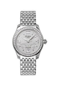Glashutte Original Serenade 39 (SS-Diamonds) / Silver-Ornament / SS) 39-22-03-22-24