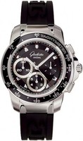 Glashutte Original Sport Evolution Chronograph (Steel / Black / Rubber) 39-31-43-03-04