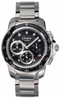 Glashutte Original Sport Evolution Chronograph (Steel / Black / Steel) 39-31-43-03-14