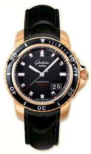 Glashutte Original Sport Evolution Panorama Date (RG / Black / Leather) 39-42-43-61-02