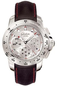 Glashutte Original Sport Evolution Panorama Date (SS / Silver / Fabric Strap ) 39-42-44-04-03