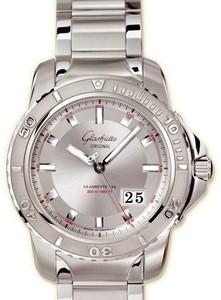 Glashutte Original Sport Evolution Panorama Date (Steel / Silver / Steel) 39-42-44-04-14