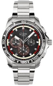 Glashutte Original Sport Evolution (SS / Black / Rubber) 39-31-73-73-04