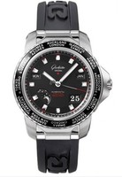 Glashutte Original Sport Evolution (SS / Black / Rubber) 39-57-43-03-04