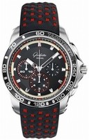 Glashutte Original Sport Impact Chronograph (SS / Black / Fabric Strap ) 39-31-73-73-03