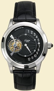 Glashutte Original Tourbillon Regulator (Platinum / Black / Leather) 46-02-03-03-04