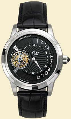 Glashutte Original Tourbillon Regulator (Platinum / Black / Leather) 46-02-03-03-04