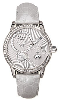 Glashutte Original White Crystal (WG / WG Guilloch / Leather) 65-01-50-50-04