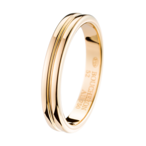 Boucheron Godron Yellow Gold Small Wedding Band