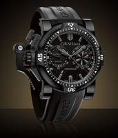 Graham Chronofighter Oversize Diver Deep Black (SS-PVD / Black / Rubber Strap) 2OVEB.B38A
